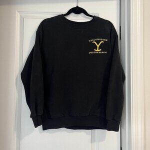 Women's Black Yellowstone Sweatshirt